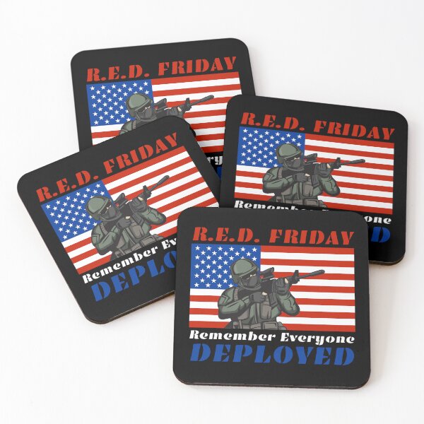 Item preview, On Friday We Wear Red Military Supportive Red Friday Remember Everyone Deployed designed and sold by nquestiaa.