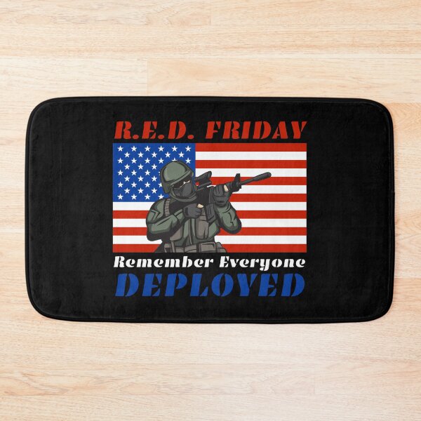 Item preview, On Friday We Wear Red Military Supportive Red Friday Remember Everyone Deployed designed and sold by nquestiaa.