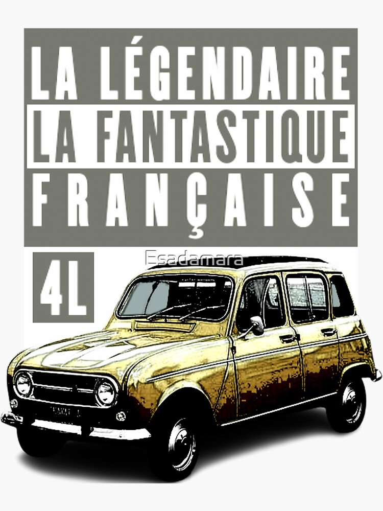 Renault 4l Stickers for Sale