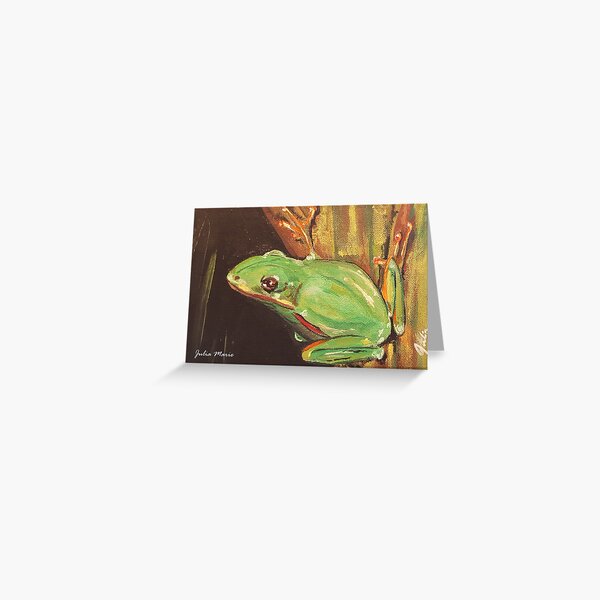 Frog Greeting Card