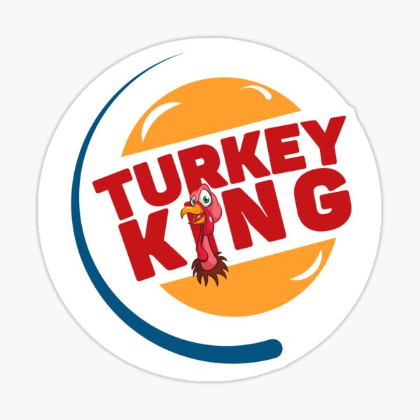 Item preview, Turkey king funny cool looking thanksgiving turkey design designed and sold by reka88.
