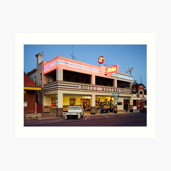 Hotel Australia - Corowa Art Print