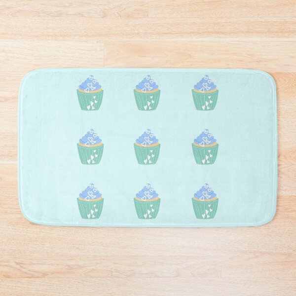 Item preview, Green Blue Hearts Cupcake Pack designed and sold by shirabee.