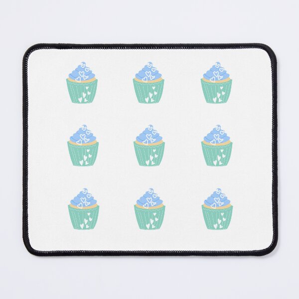 Item preview, Green Blue Hearts Cupcake Pack designed and sold by shirabee.