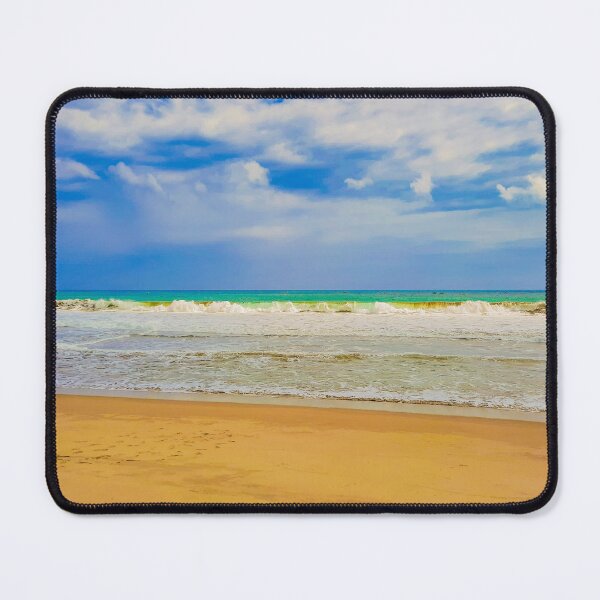 Item preview, Sand beach wavy sea and cloud sky 1b designed and sold by kall3bu.