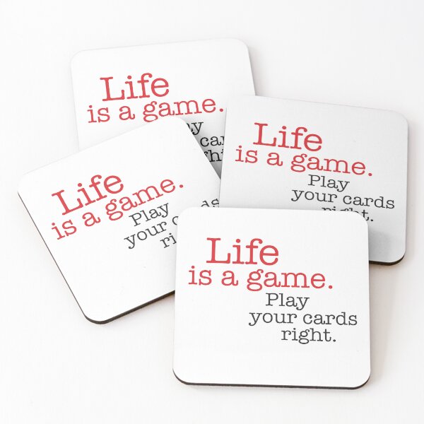 Item preview, Life is a Game - red/black designed and sold by JRP Design.