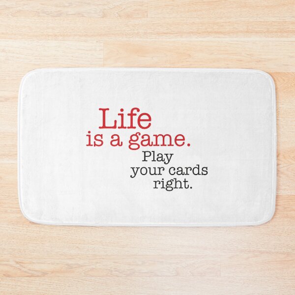 Item preview, Life is a Game - red/black designed and sold by JRP Design.