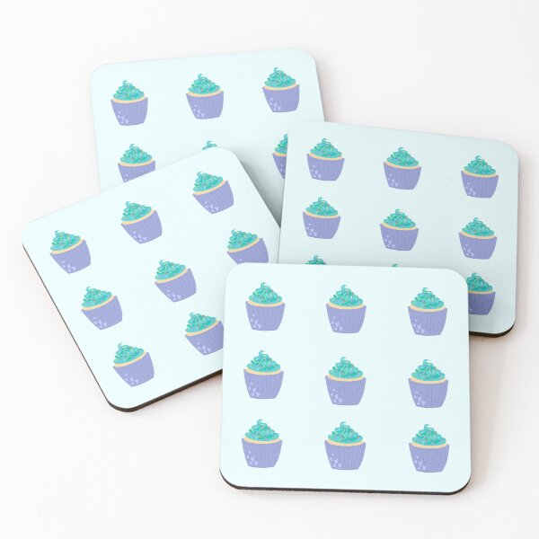Item preview, Green & Purple Cupcake Pack designed and sold by shirabee.