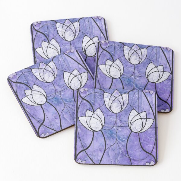 Item preview, Tulips Nouveau Variation 3 designed and sold by The Elderberry Blossom.