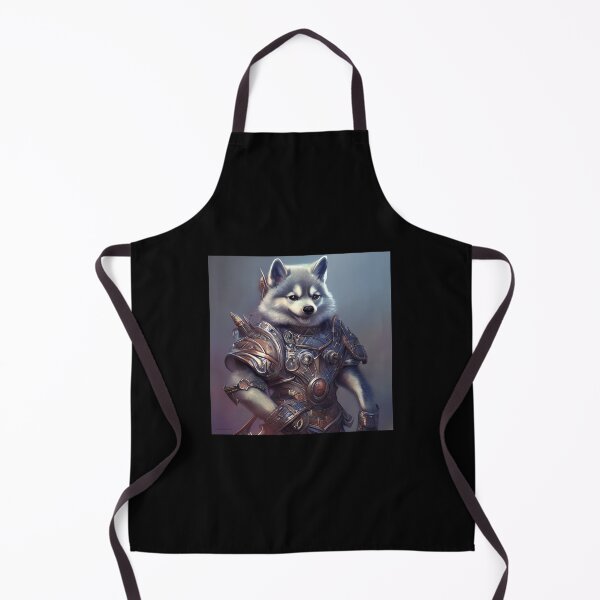 Item preview, AI Generated Art, War Husky/Pomsky designed and sold by RabbitHoleMI.