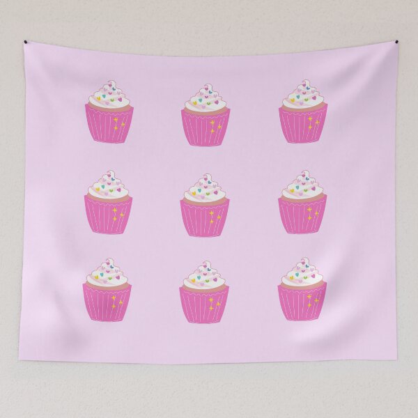 Item preview, White & Pink Cupcake Pack designed and sold by shirabee.