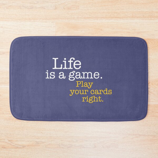 Item preview, Life is a Game - white/yellow designed and sold by JRP Design.