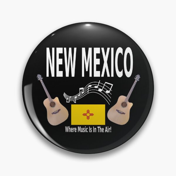 Artikelvorschau, New Mexiko-Akustikgitarren-Flagge entworfen und verkauft von GuitarNuts.