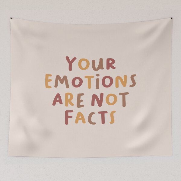 Item preview, Your Emotions Are Not Facts, Mental Health Quote designed and sold by Artestygraphic.