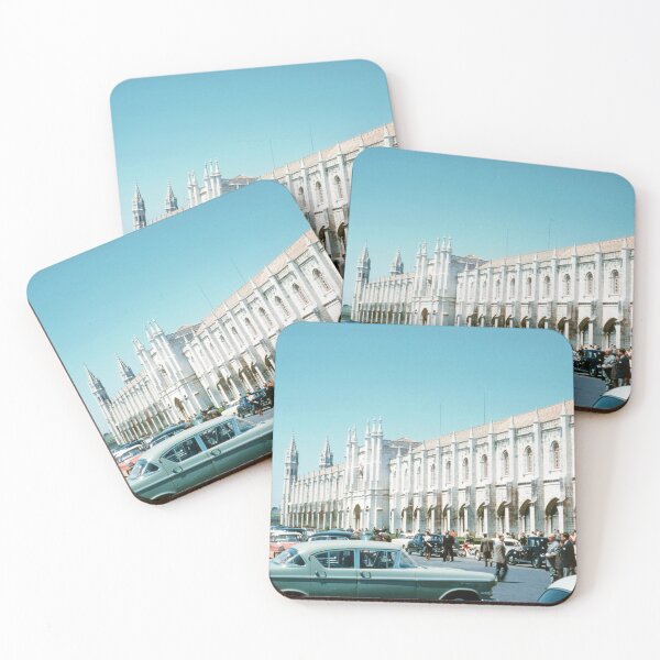Item preview, 1950s -  Traffic outside the Mosteiro dos Jeronimos - Jeronimos Monastery, Lisbon, Portugal designed and sold by thatwaslife.