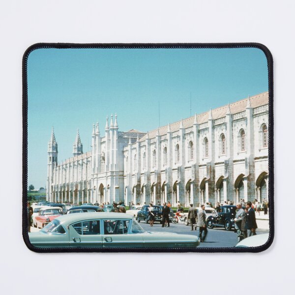 Item preview, 1950s -  Traffic outside the Mosteiro dos Jeronimos - Jeronimos Monastery, Lisbon, Portugal designed and sold by thatwaslife.