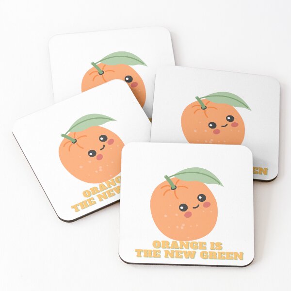 Item preview, Orange is the new green (life)  designed and sold by Attic-of-Art.