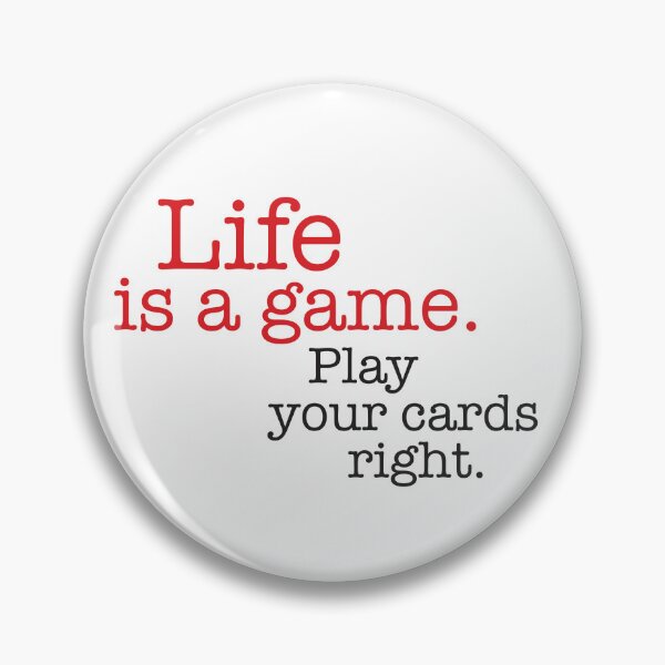 Item preview, Life is a Game (st) - red/black designed and sold by JRP Design.