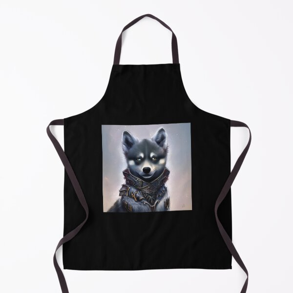 Item preview, AI Generated Art, War Husky/Pomsky designed and sold by RabbitHoleMI.