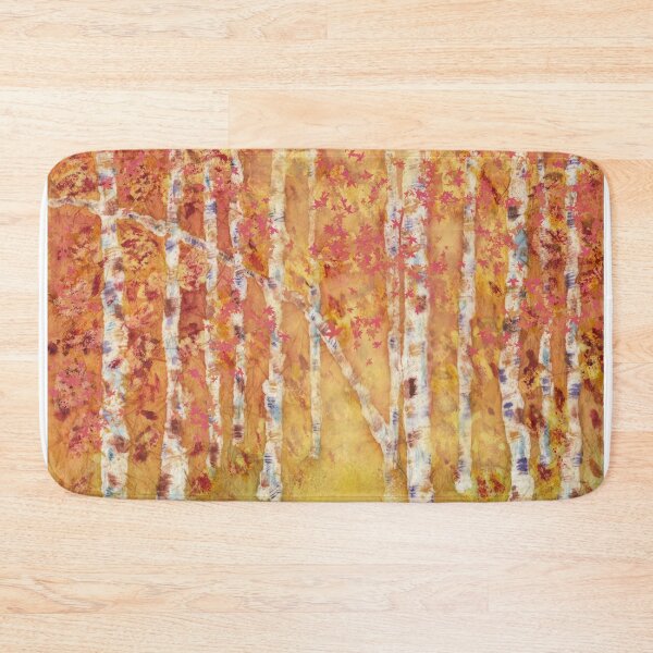 Item preview, Along an Autumn Path through the Birches designed and sold by The Elderberry Blossom.