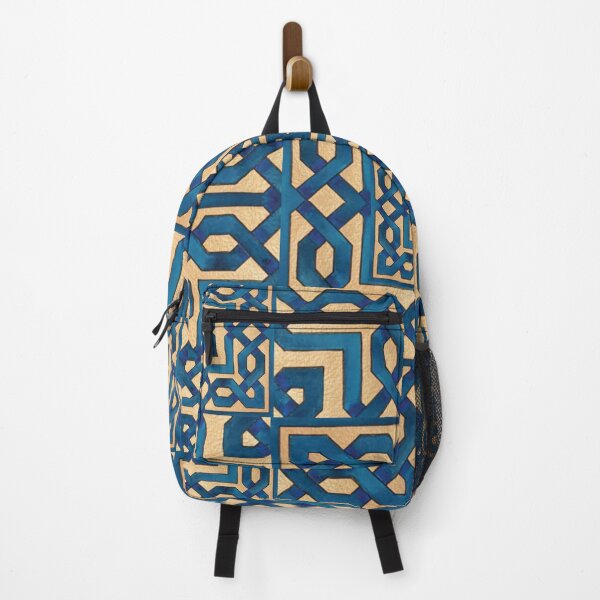 Item preview, geometric decorative blue pattern designed and sold by ErhanArt.