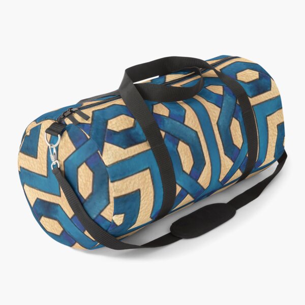 Item preview, geometric decorative blue pattern designed and sold by ErhanArt.