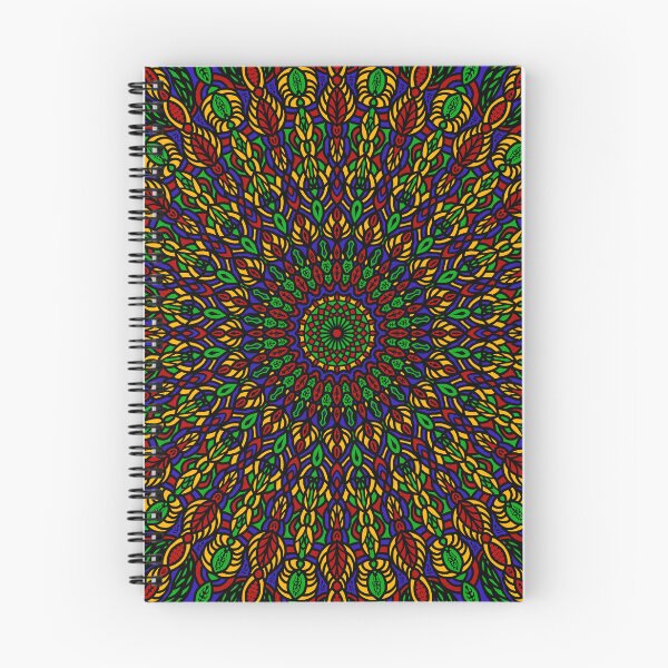Item preview, Abstract spiral pattern flower Mandala designed and sold by LLC-Designs.