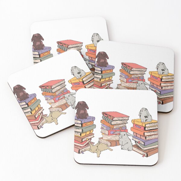 Item preview, Bunnies and Books  designed and sold by midnightmoon04.
