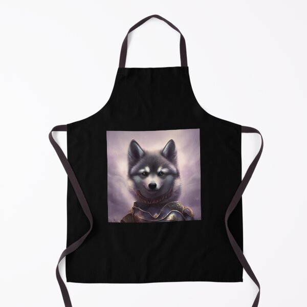 Item preview, AI Generated Art, War Husky/Pomsky designed and sold by RabbitHoleMI.