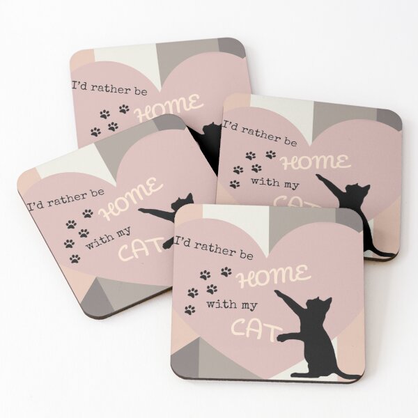 Item preview, I'd rather be home with my Cat designed and sold by biceptual.