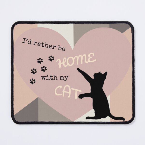 Item preview, I'd rather be home with my Cat designed and sold by biceptual.