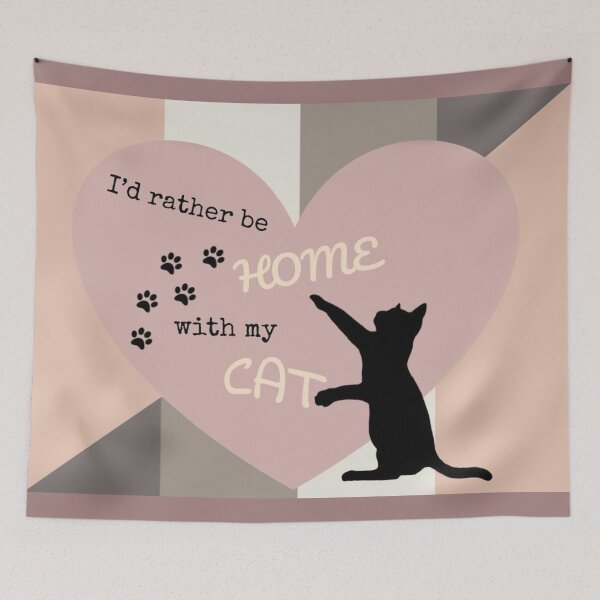 Item preview, I'd rather be home with my Cat designed and sold by biceptual.