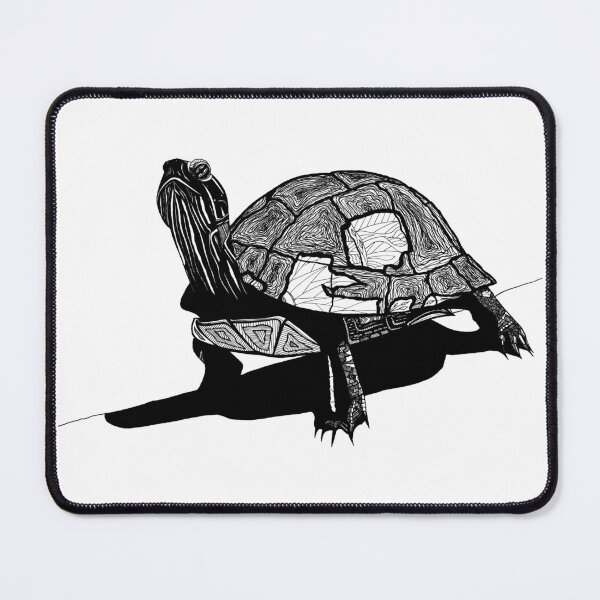 Item preview, Painted Turtle Ink Drawing designed and sold by SfidaDesigns.