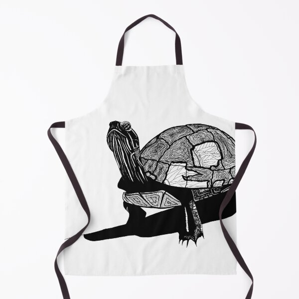 Item preview, Painted Turtle Ink Drawing designed and sold by SfidaDesigns.