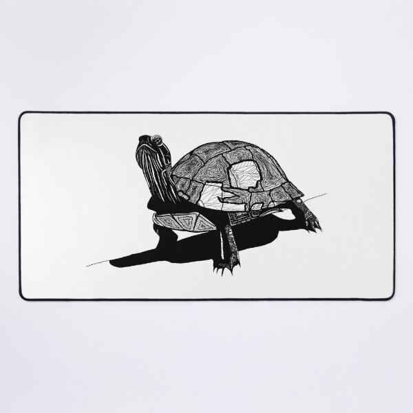 Item preview, Painted Turtle Ink Drawing designed and sold by SfidaDesigns.