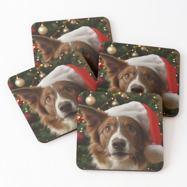 Item preview, Border Collie Christmas designed and sold by fatbanana.