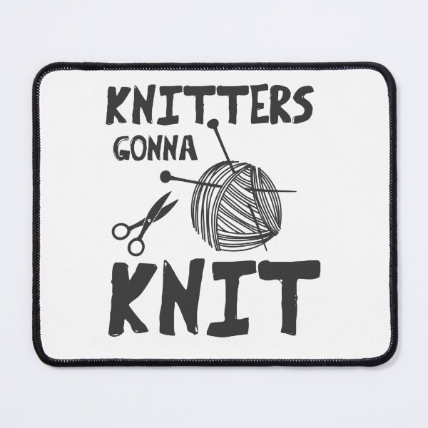 Item preview, Knitters Gonna Knit designed and sold by NerdyCotton.