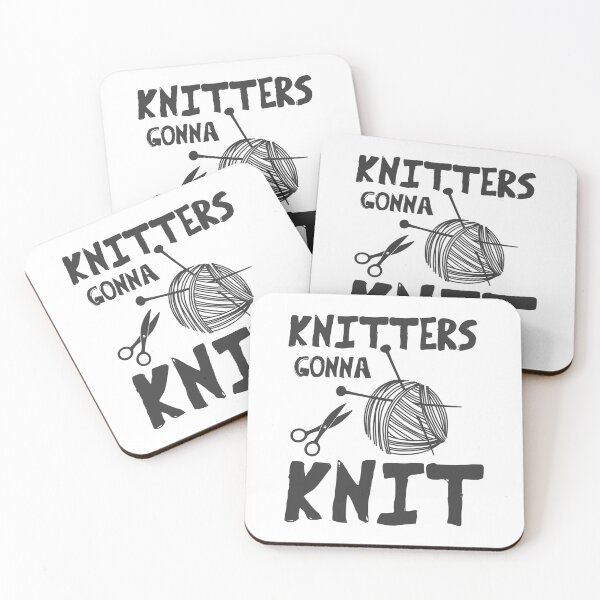 Item preview, Knitters Gonna Knit designed and sold by NerdyCotton.