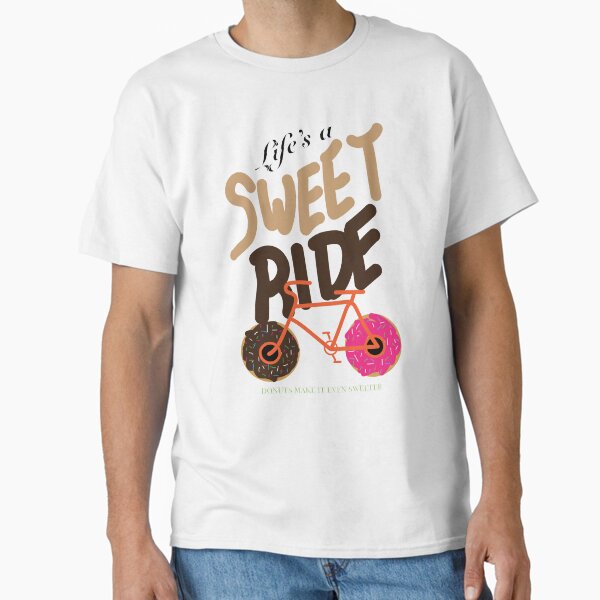 Item preview, Donuts Make Life Worth Living Donut Bicycle Donut T-shirt  designed and sold by iMobb06.