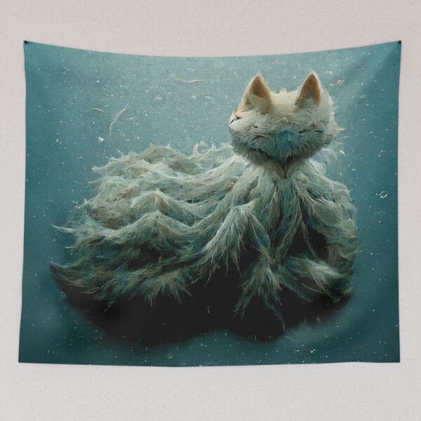 Item preview, Jellyfish-Cat Creature designed and sold by Styxiann.