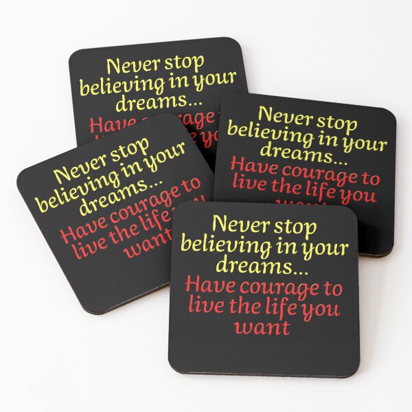 Item preview, Never stop dreaming - Motivation quote  designed and sold by Zeil.