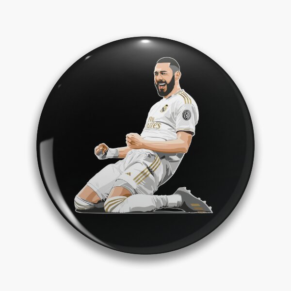 Item preview, Karim Benzema (white outline) designed and sold by yohannlp.