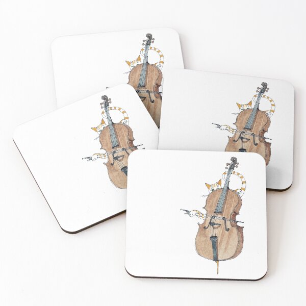 Item preview, Cello Cat designed and sold by MooMooArt.
