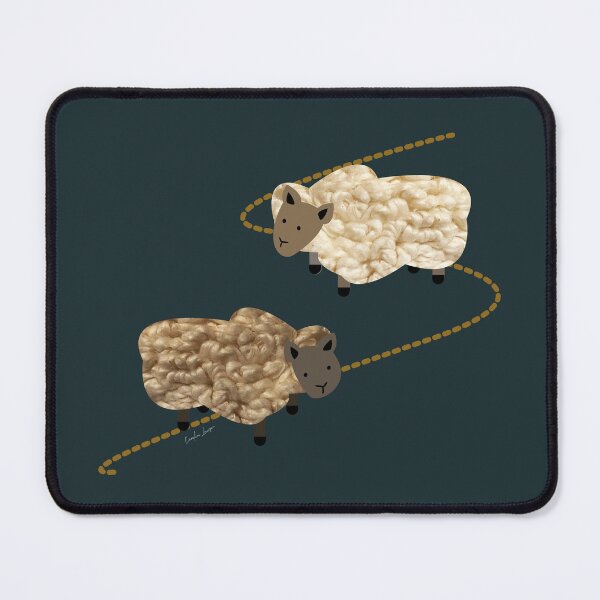 Item preview, Cute rustic sheep for eco friendly sustainable farming friends. Caroline Laursen original designed and sold by Caroline Laursen.