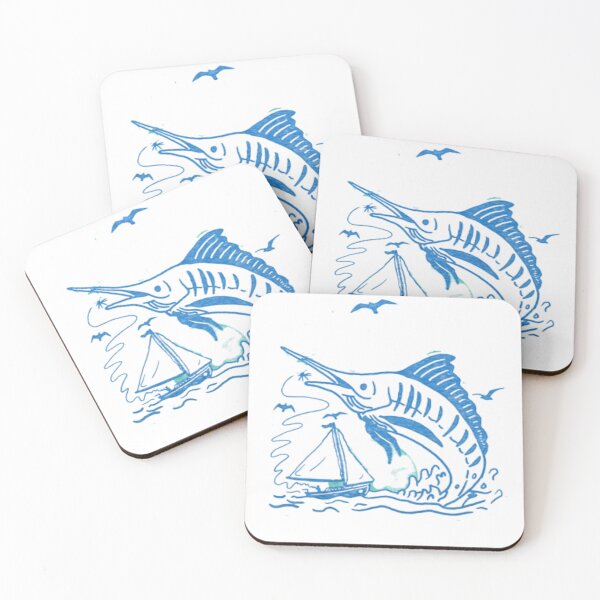 Item preview, Boat fishing for swordfish designed and sold by small-drawing.