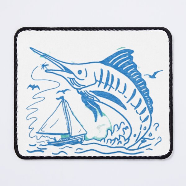 Item preview, Boat fishing for swordfish designed and sold by small-drawing.