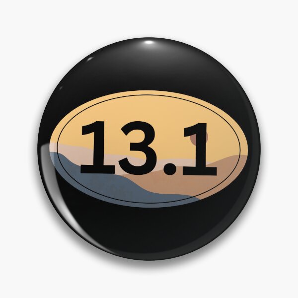 Item preview, Desert Sky, Half Marathon 13.1 - Black designed and sold by LatterDaze.
