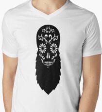 Bearded skull Men's V-Neck T-Shirt