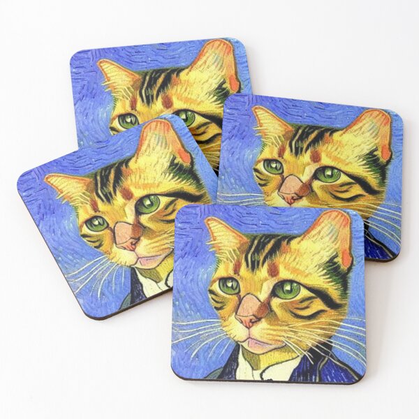 Item preview, Cat - Van Gogh Style designed and sold by vladocar.
