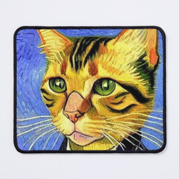 Item preview, Cat - Van Gogh Style designed and sold by vladocar.